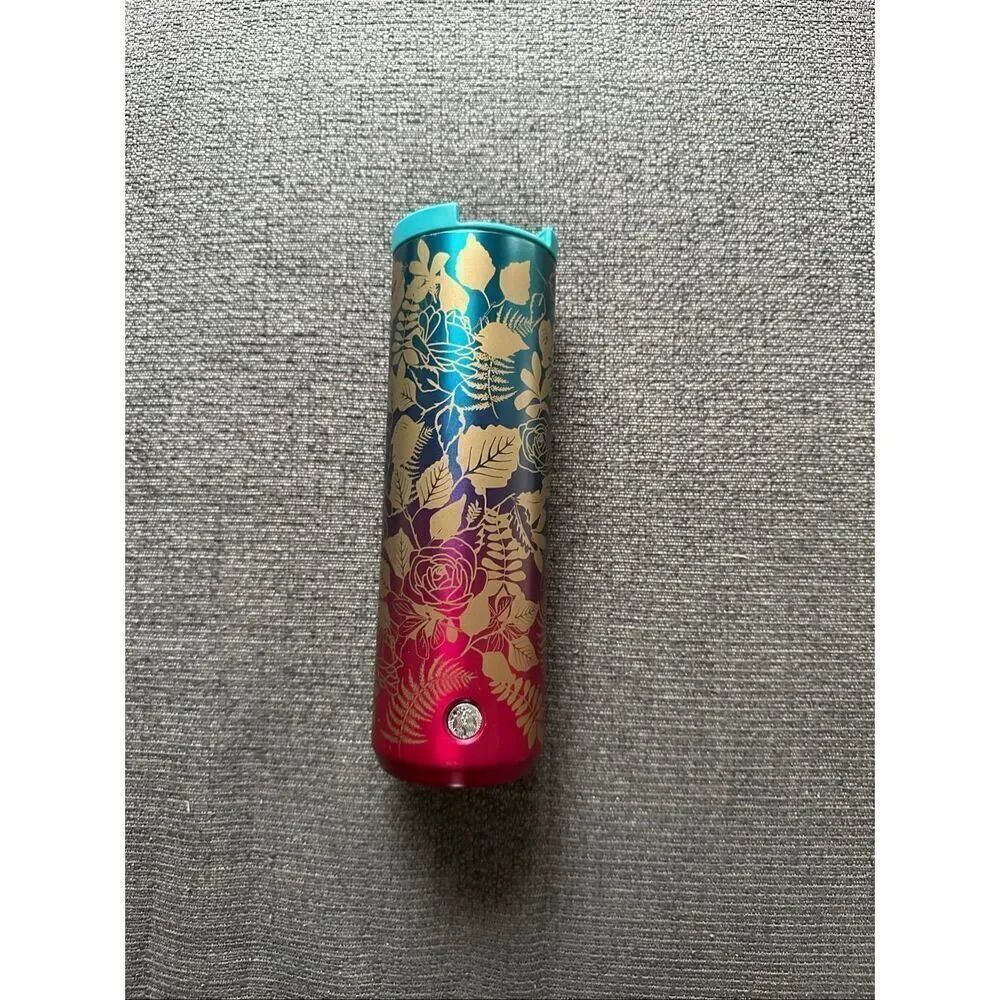 Starbucks Fall 202 Teal BerryāRose Insulated Stainless Steel Tumbler